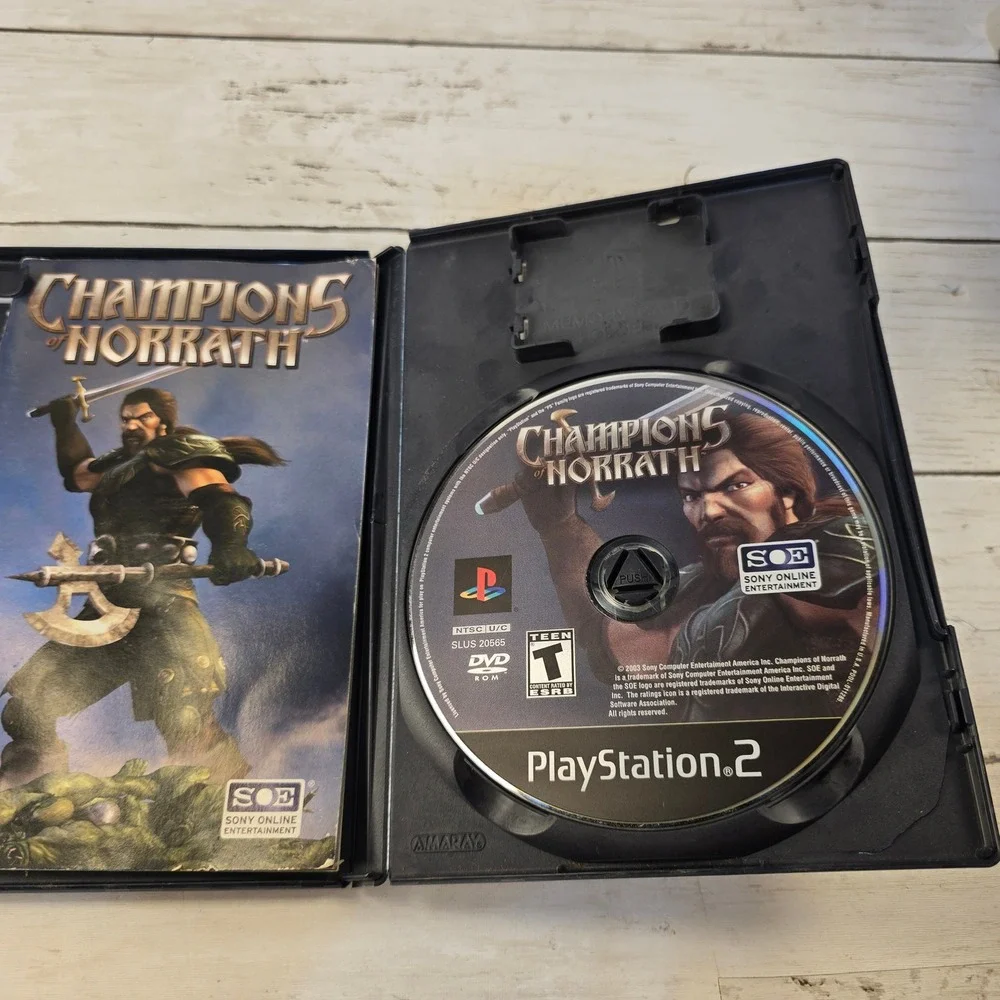 Champions of Norrath PlayStation 2 PS2 Sony SOE RPG Action Game CIB SLUS-20565